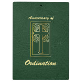 Priesterste Jubileum van de Kijk van het Lederen v Klembord (Achterkant)