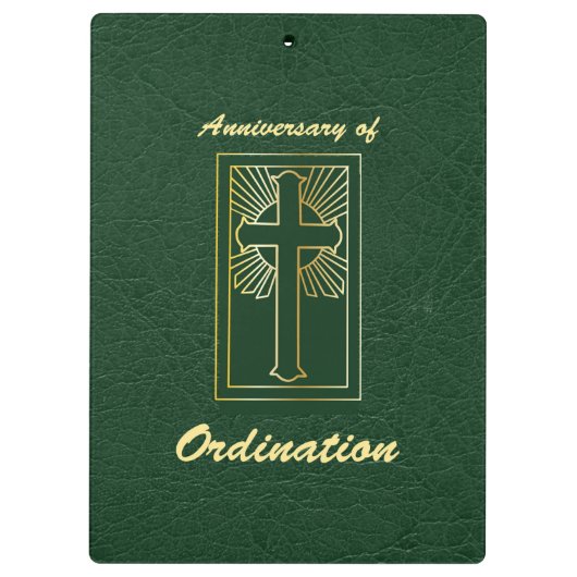 Priesterste Jubileum van de Kijk van het Lederen v Klembord (Achterkant)