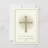 Priesterwijding Jubileum Herdenkingsgebed Kaart (Voorkant)