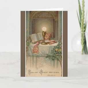 Priesterwijding Jubileum Misboek Hostie Kelk Altaa Kaart