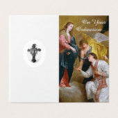 priesterwijding Kaart (Buitenkant ongevouwen)