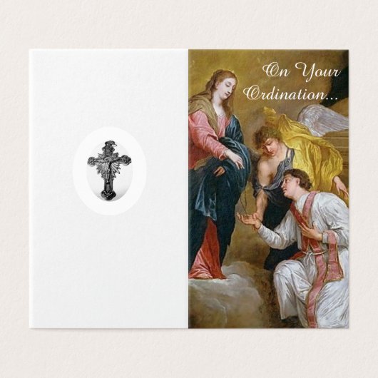 priesterwijding Kaart (Buitenkant ongevouwen)