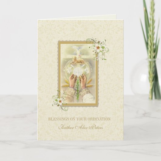 PRIESTERWIJDING KAART (Voorkant)