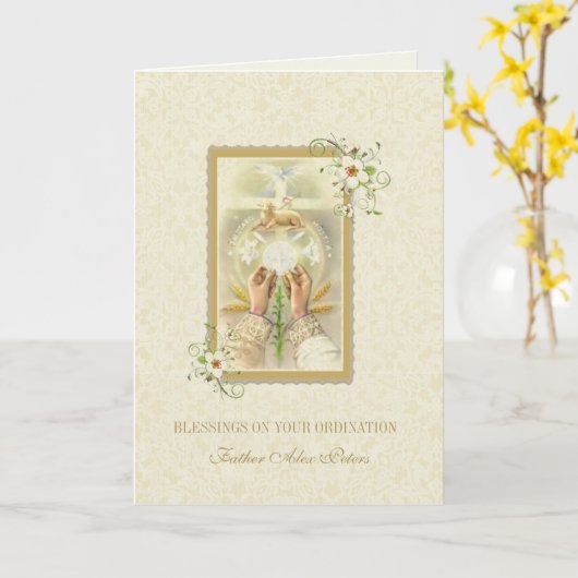 PRIESTERWIJDING KAART (Gele Bloem)