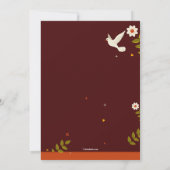 Priesterwijding met biddende handen  kaart (Achterkant)