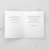 priesterwijding  naam Datum Tau Cross Kaart (Binnen)