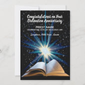 Priesterwijdingsjubileum - ELK AANTAL JAAR Gewijd Kaart (Voorkant)