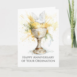 Priesterwijdingsjubileum Zegen Kelk Kaart