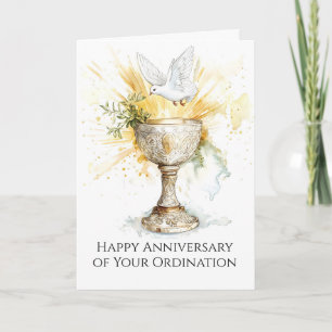 Priesterwijdingsjubileum Zegen Kelk  Kaart