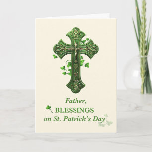 Priesterzegeningen op St. Patrick's Day Katholiek Kaart