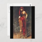 Priestess of Delphi Briefkaart (Voorkant / Achterkant)