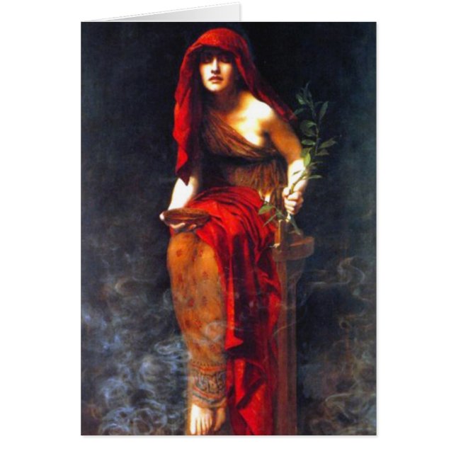 Priestess of Delphi ~ Collier Fine Art Painting (Voorkant)