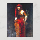 Priestess of Delphi ~ Collier Fine Art Painting Briefkaart (Voorkant)