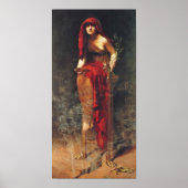 Priestess of Delphi Pre Raphaelite Poster (Voorkant)