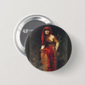 Priestess of Delphi Ronde Button 5,7 Cm (Voorkant /achterkant)