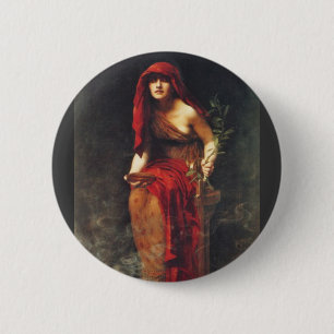 Priestess of Delphi Ronde Button 5,7 Cm