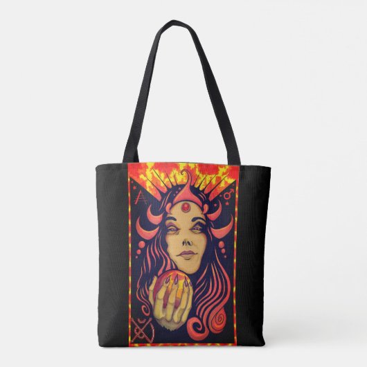 Priestess of Mars Tote Bag (Achterkant)