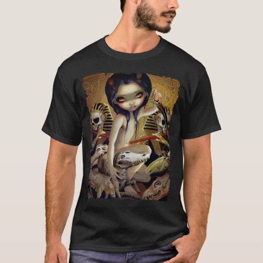 Priestess of Nyarlathotep SHIRT Lovecraft Egypt (Voorkant)
