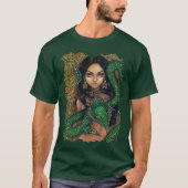 Priestess of Quetzalcoatl Shirt aztec dragon mayan (Voorkant)
