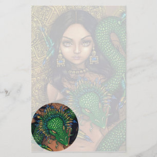 "Priestess of Quetzalcoatl" Stationery Briefpapier