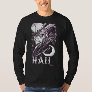 Priestess Witch Tarot Occult Club Goblincore Hail T-shirt