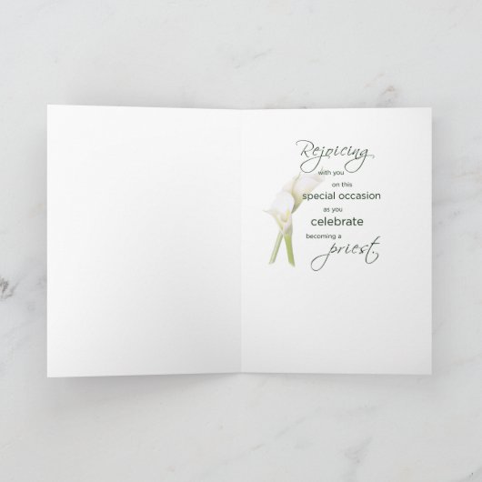 Priesthood Ordination, naam & datum, L Kaart (Binnen)