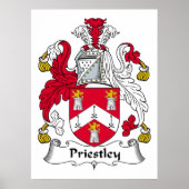 Priestley Family Crest Poster (Voorkant)