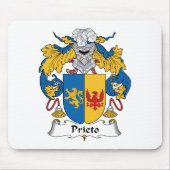 Prieto Family Crest Muismat (Voorkant)