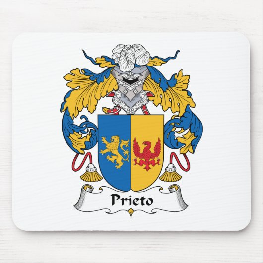 Prieto Family Crest Muismat (Voorkant)