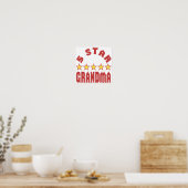 Prijs 5 Ster Grandma Poster (Keuken)