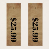 Prijs Alleen karton Skinny Clothing Hang Label Mini Visitekaartjes (Voorkant /achterkant)
