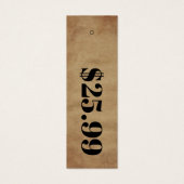 Prijs Alleen karton Skinny Clothing Hang Label Mini Visitekaartjes (Voorkant)