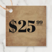 Prijs Alleen Label plakkleding (Voorkant)