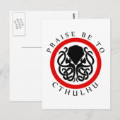 Prijs BE naar Cthulhu Briefkaart (Voorkant / Achterkant)
