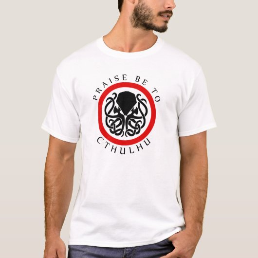 Prijs BE naar Cthulhu T-shirt (Voorkant)