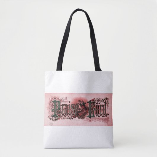 "Prijs de Heer" Deep Pastels Tote Bag (Voorkant)