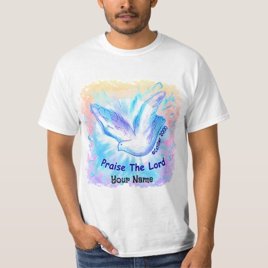 Prijs de Heer Duif Christelijk  T-shirt (Voorkant)