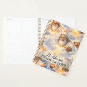 Prijs de Heer hemels christelijk spiraal notitiebo Planner (Display)