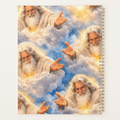 Prijs de Heer hemels christelijk spiraal notitiebo Planner (Achterkant)