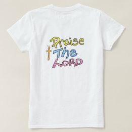 ‘Prijs de HEER’ met Cross Christian Dames T-shirt