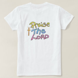 ‘Prijs de HEER’ met Cross Christian Dames T-shirt