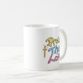 ‘Prijs de HEER’ met Cross Christian Koffiemok (Voorkant rechts)