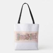 "Prijs de Heer" Mooie Pastels Tote Bag (Achterkant)