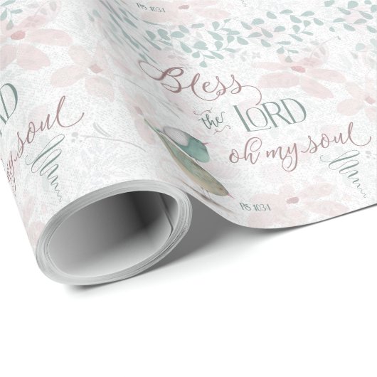 Prijs de Heer - Ps 103:1 Cadeaupapier (Rol Hoek)