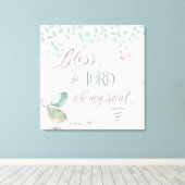 Prijs de Heer - Ps 103:1 Canvas Afdruk (Insitu (Houten vloer))