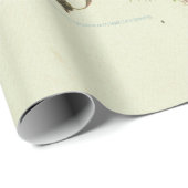 Prijs de Heer Vintage Christelijke Kunst Cadeaupapier (Rol Hoek)