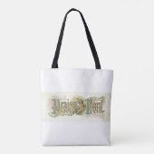 Prijs De Heer Vintage Christelijke Kunst Tote Bag (Achterkant)