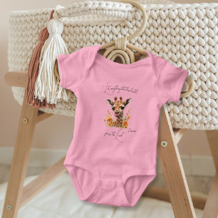 Prijs de Here Jezus Giraffe Romper