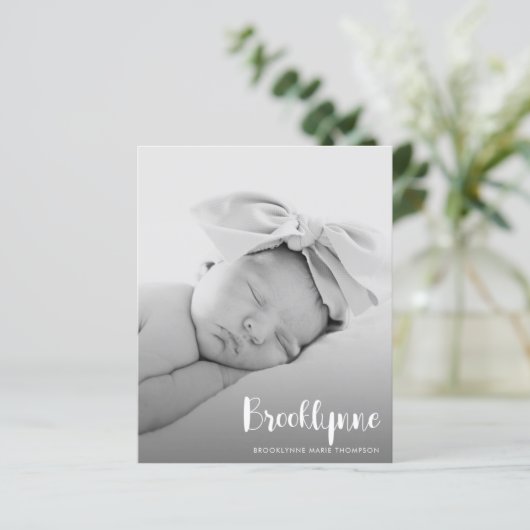 Prijs Eenvoudige aankondiging foto's (Staand voorkant)