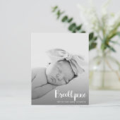 Prijs Eenvoudige aankondiging foto's (Staand voorkant)